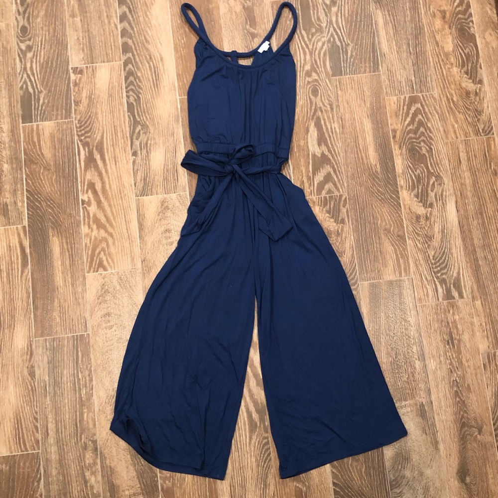 Loft royal blue jumpsuit